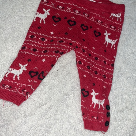 (3 for $10) joe fresh holiday/ Christmas leggings - Picture 3 of 4